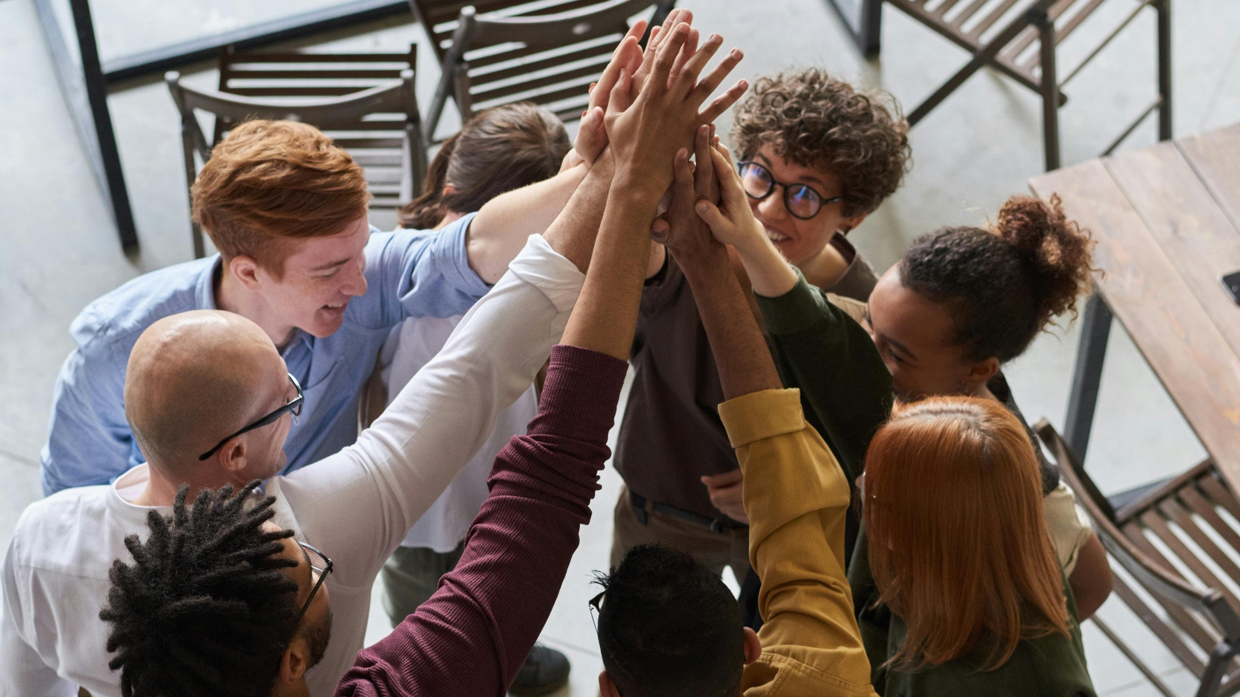 High five met het team