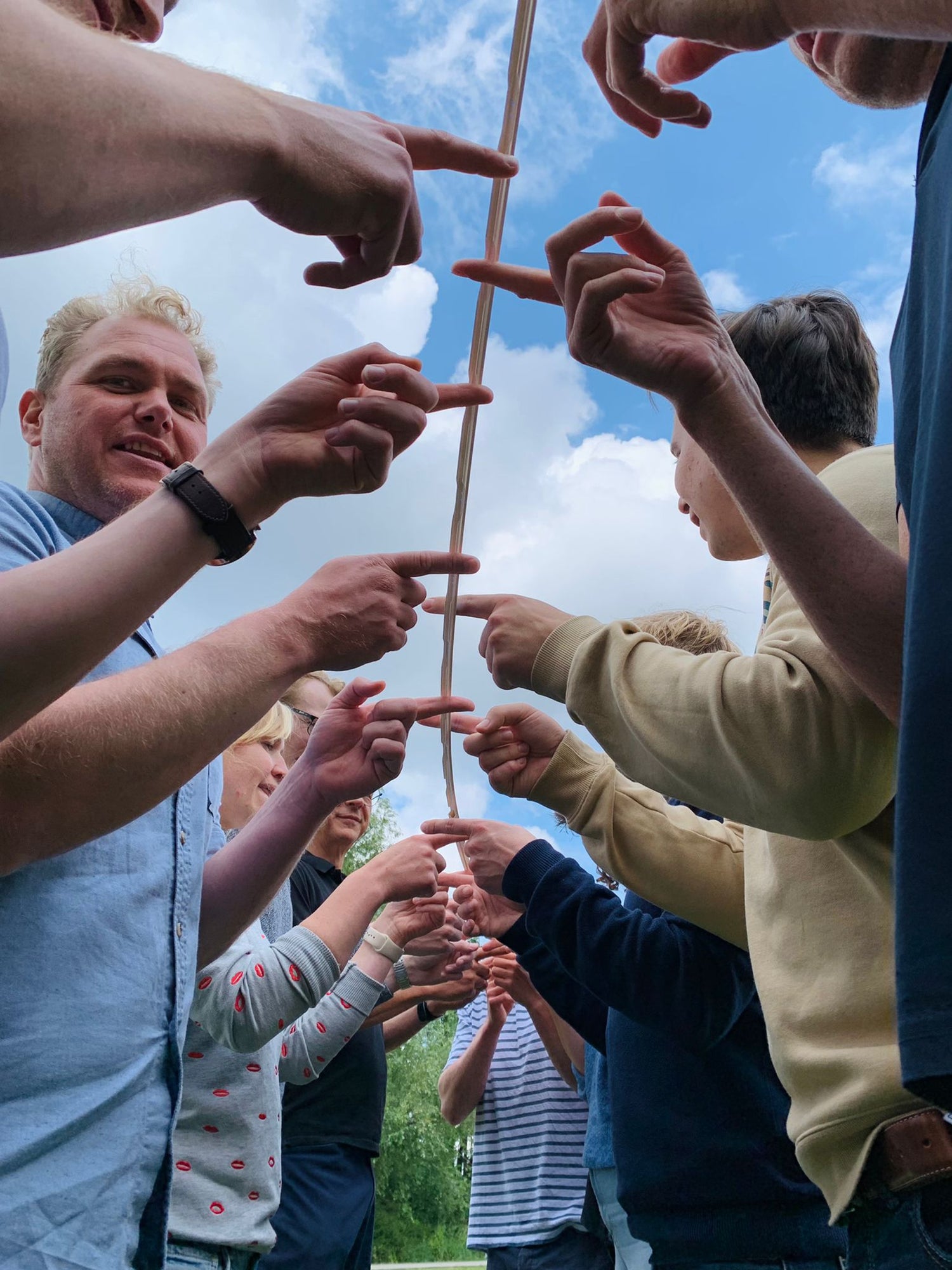 Een teamoefening