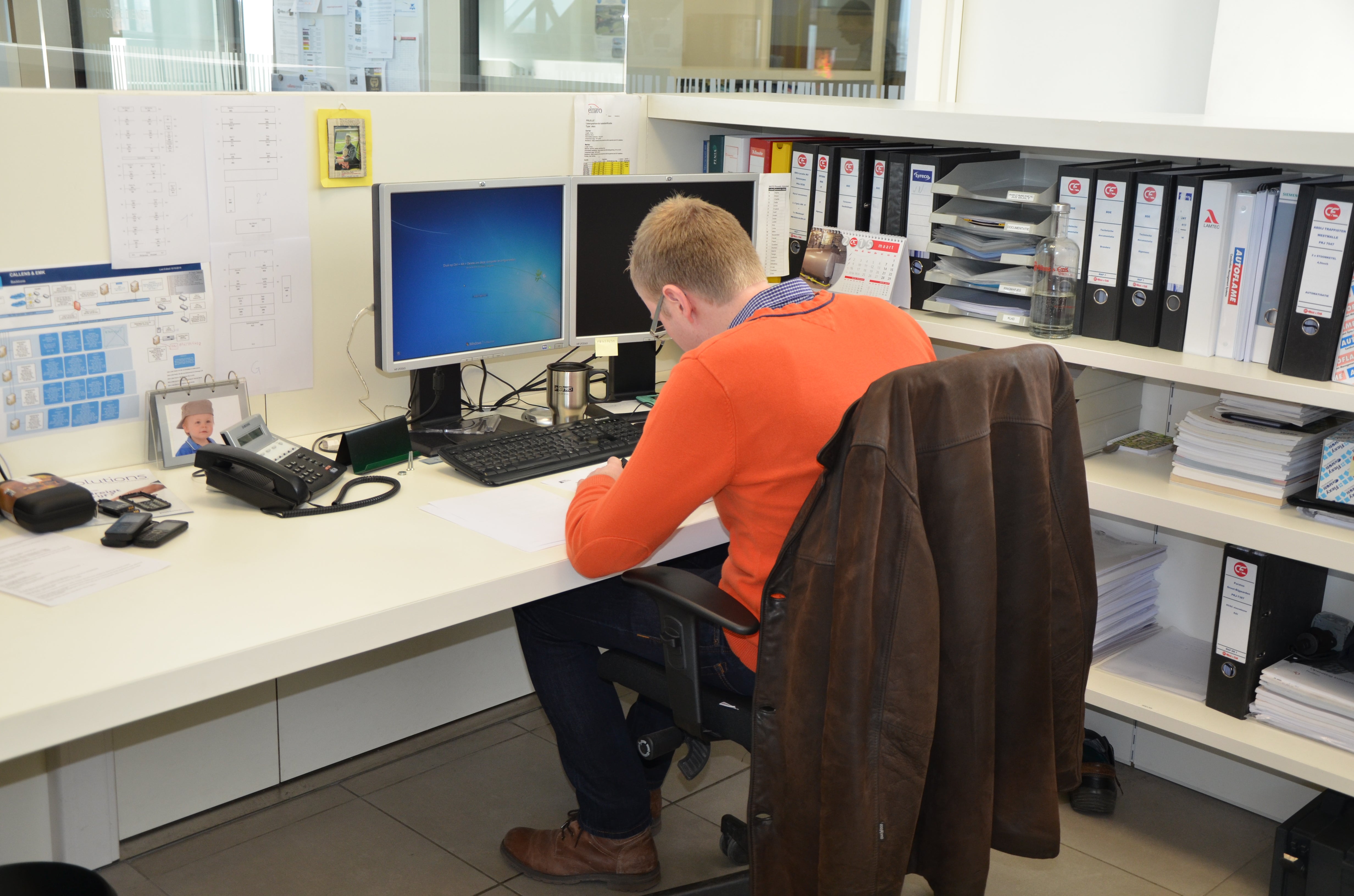 Ergonomisch zitten aan een bureau
