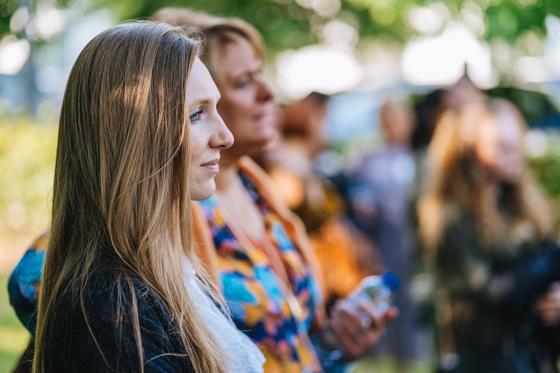 Deelnemers leren relaxatietechnieken