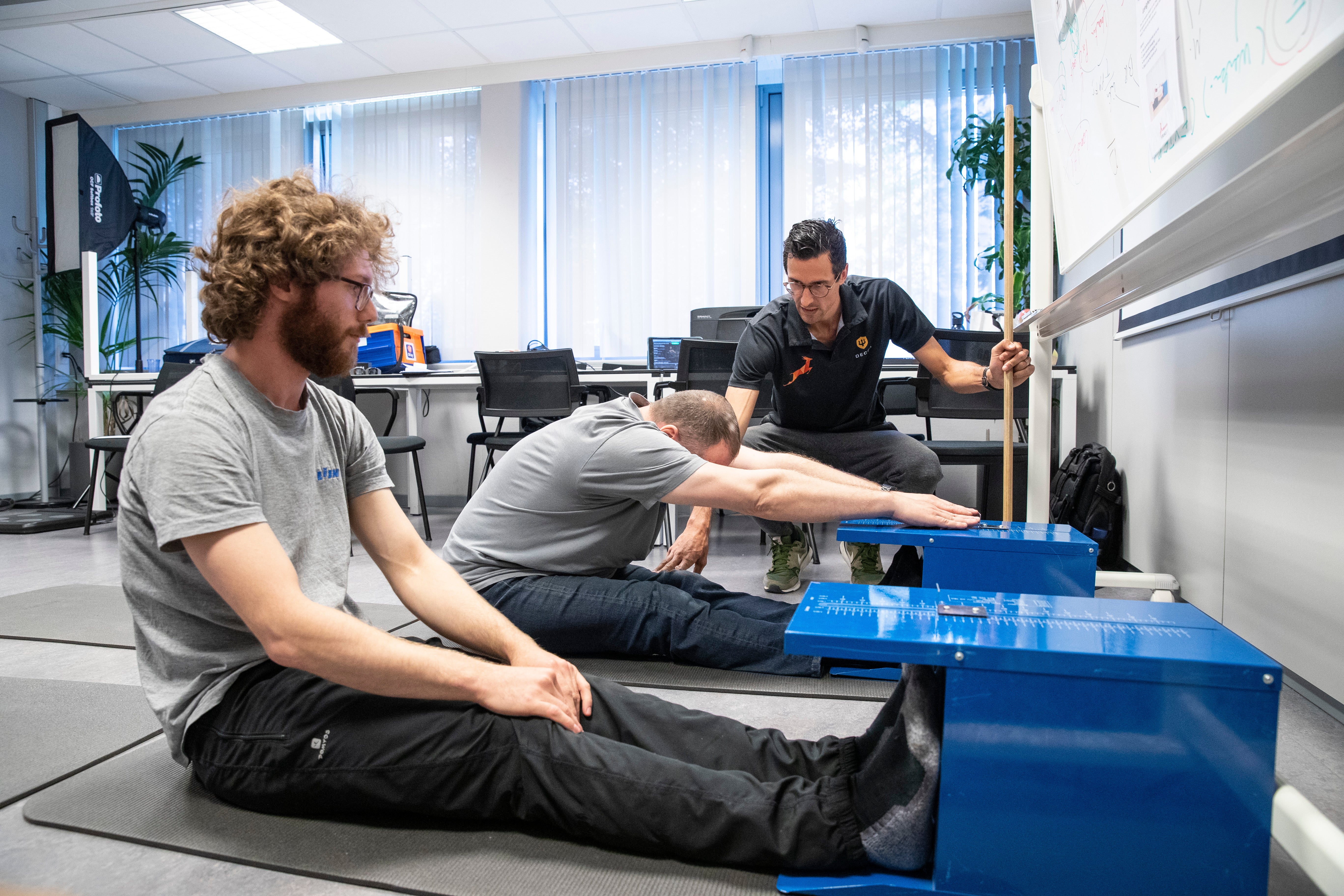 Vitacheck bewegingsoefening onder begeleiding van een coach