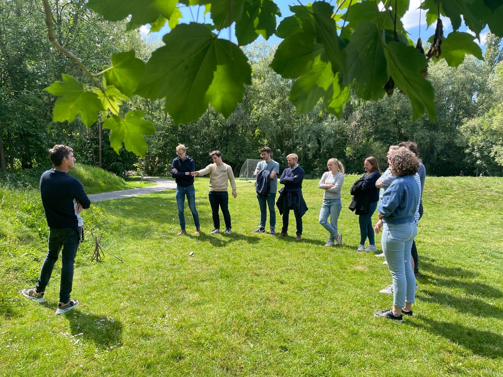 Teamcoaching in de openlucht
